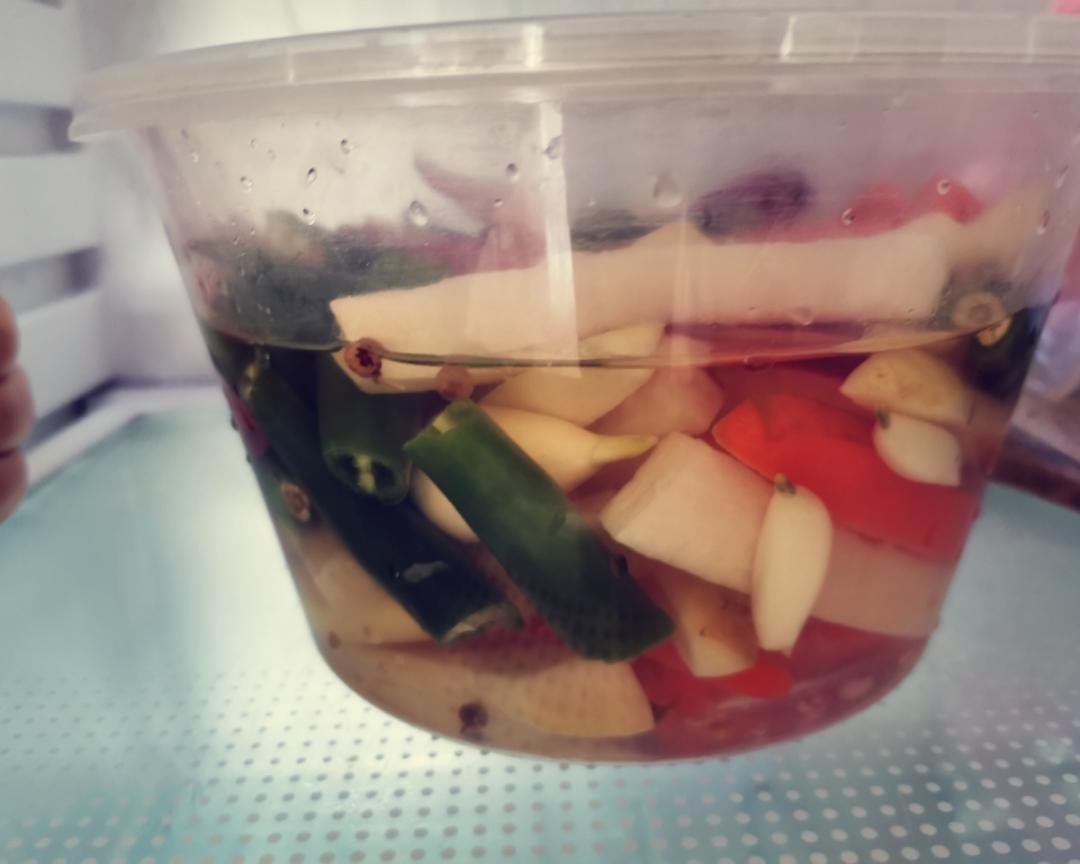 酸甜爽口泡萝卜的做法