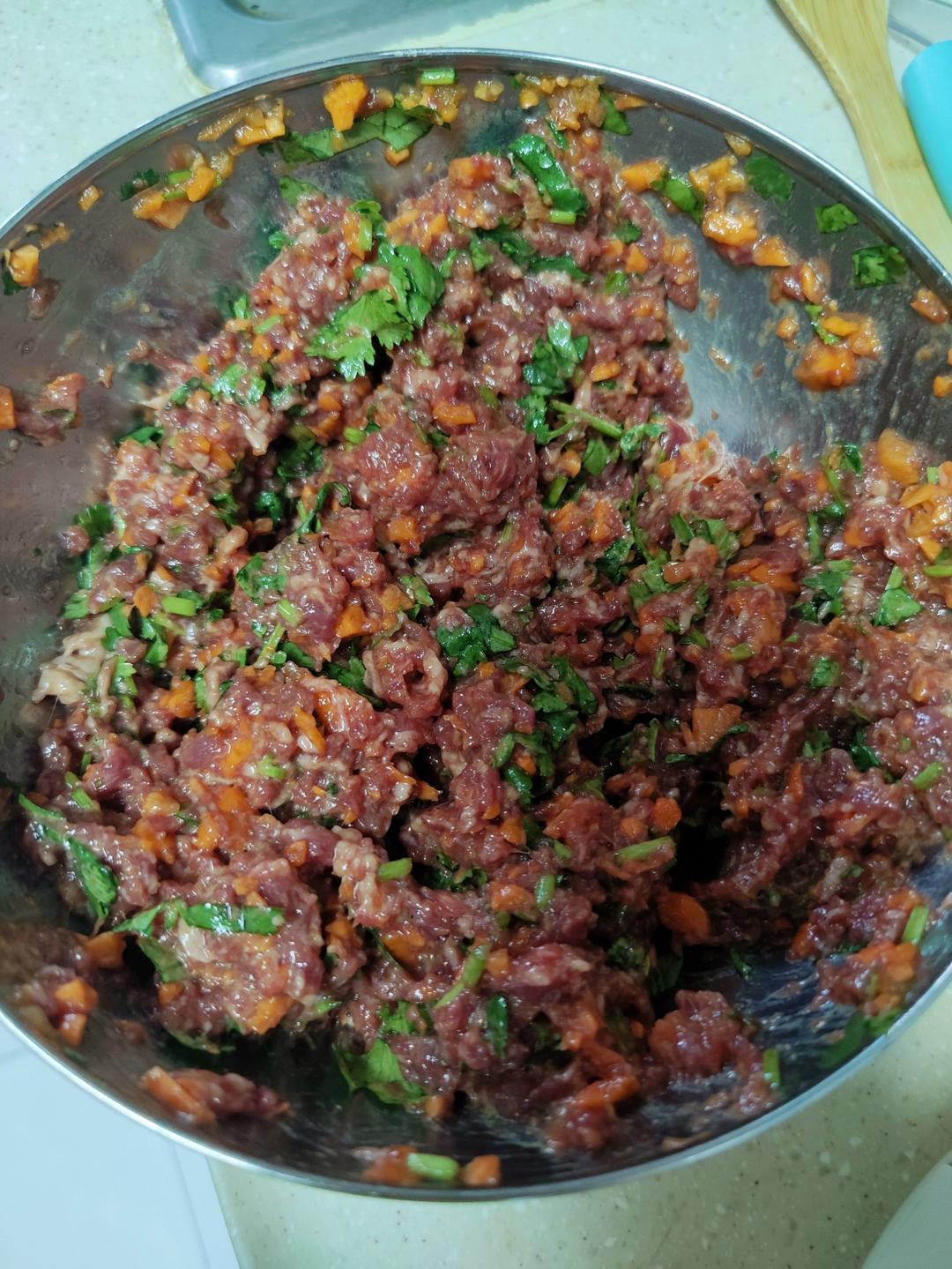 牛肉香菜饺子馅