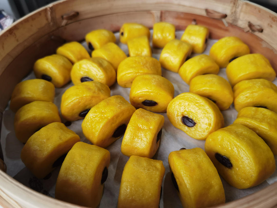 🔥小盆友抢着吃的豆沙小馒头，附视频详细操作！