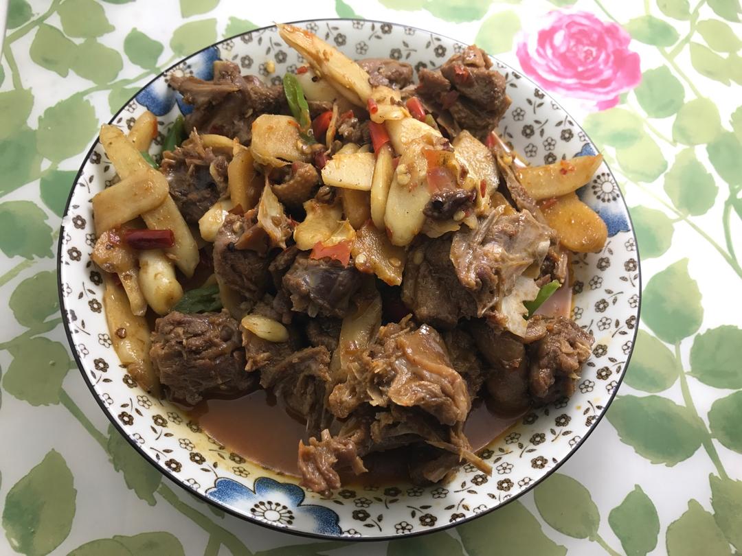 姜爆鸭子