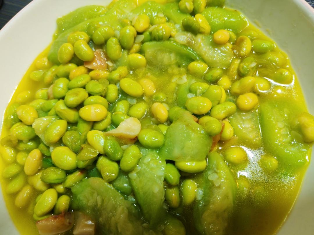丝瓜毛豆