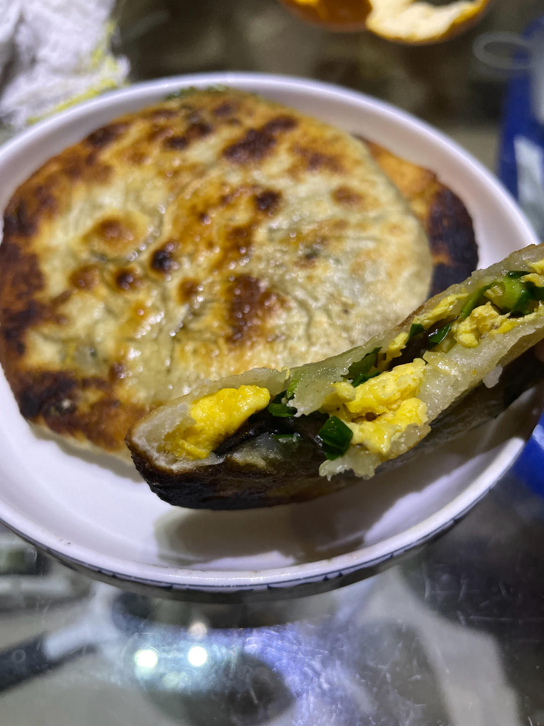 不一样的韭菜盒子（馅饼）