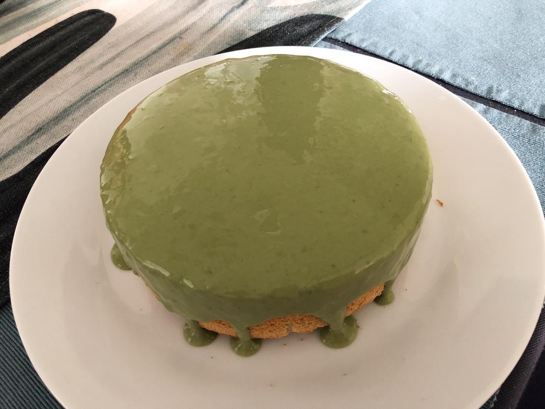 抹茶雪崩爆浆蛋糕