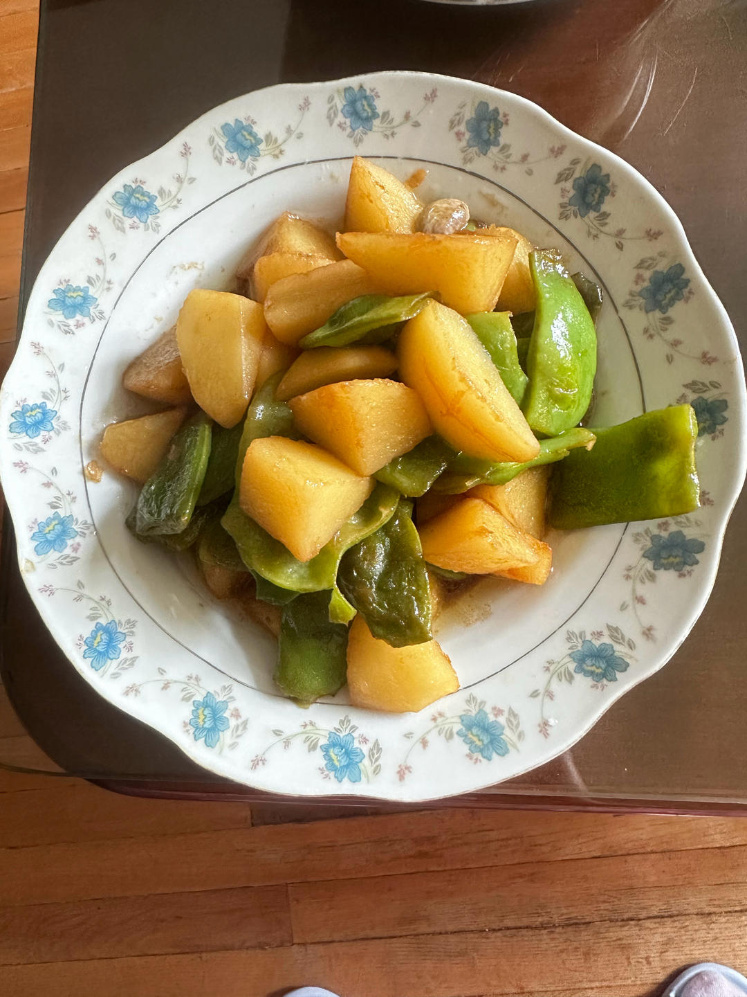 土豆系列（二）有肉香味的土豆炖豆角