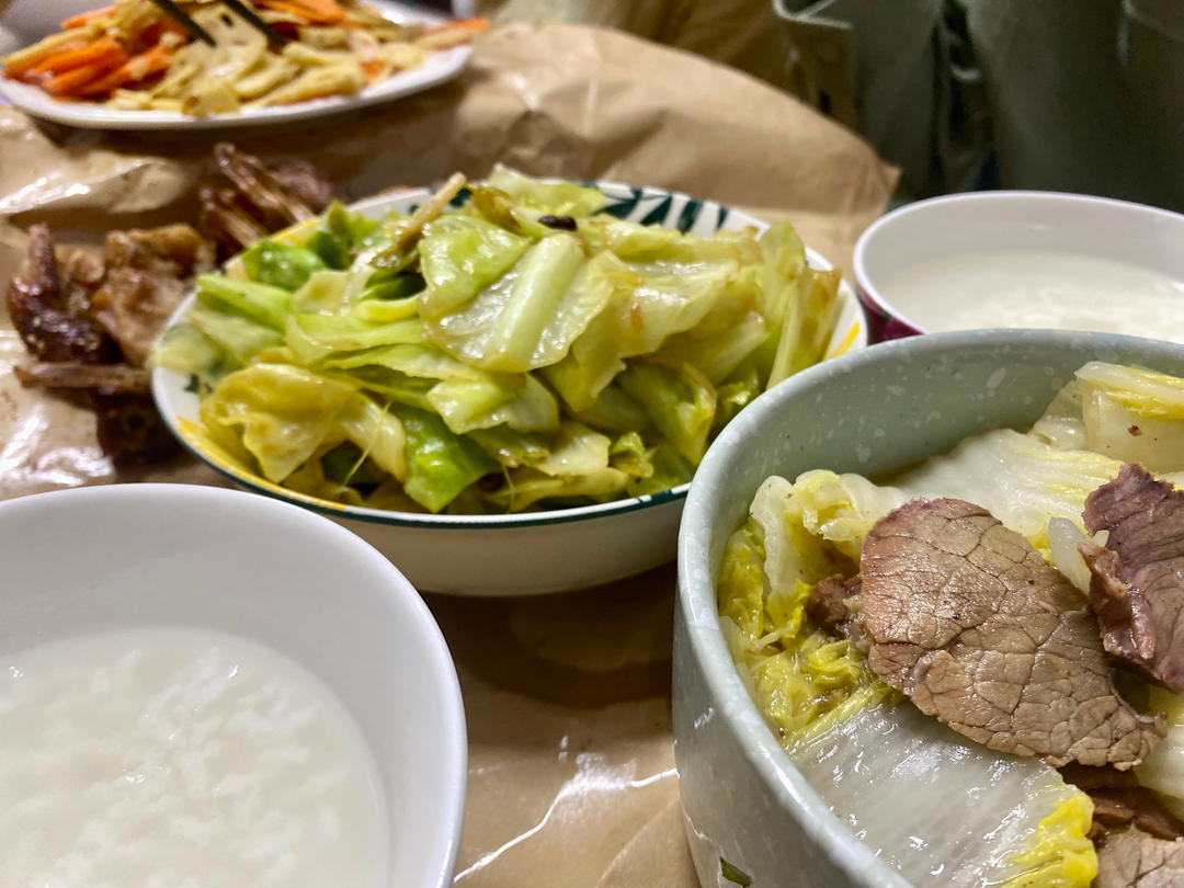白菜烧牛肉