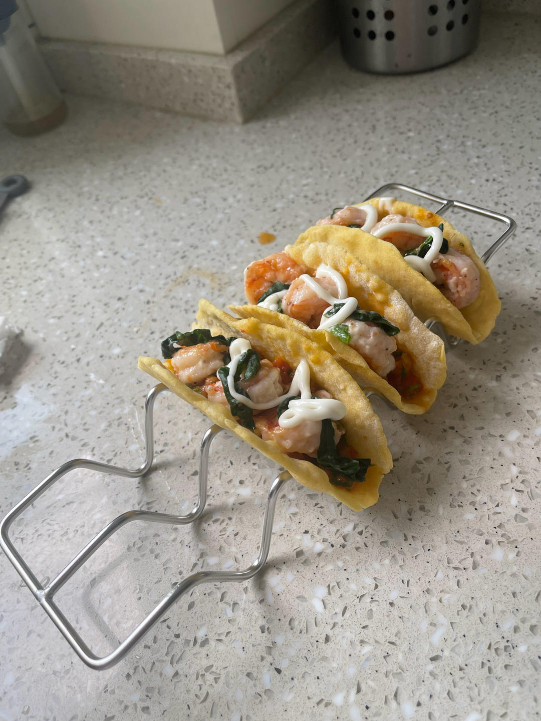 Taco Tuesday ｜牛油果酱虾仁塔可🌮️自制Taco饼皮