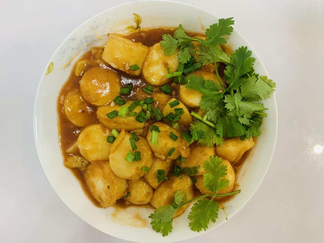 脆皮茄汁日本豆腐