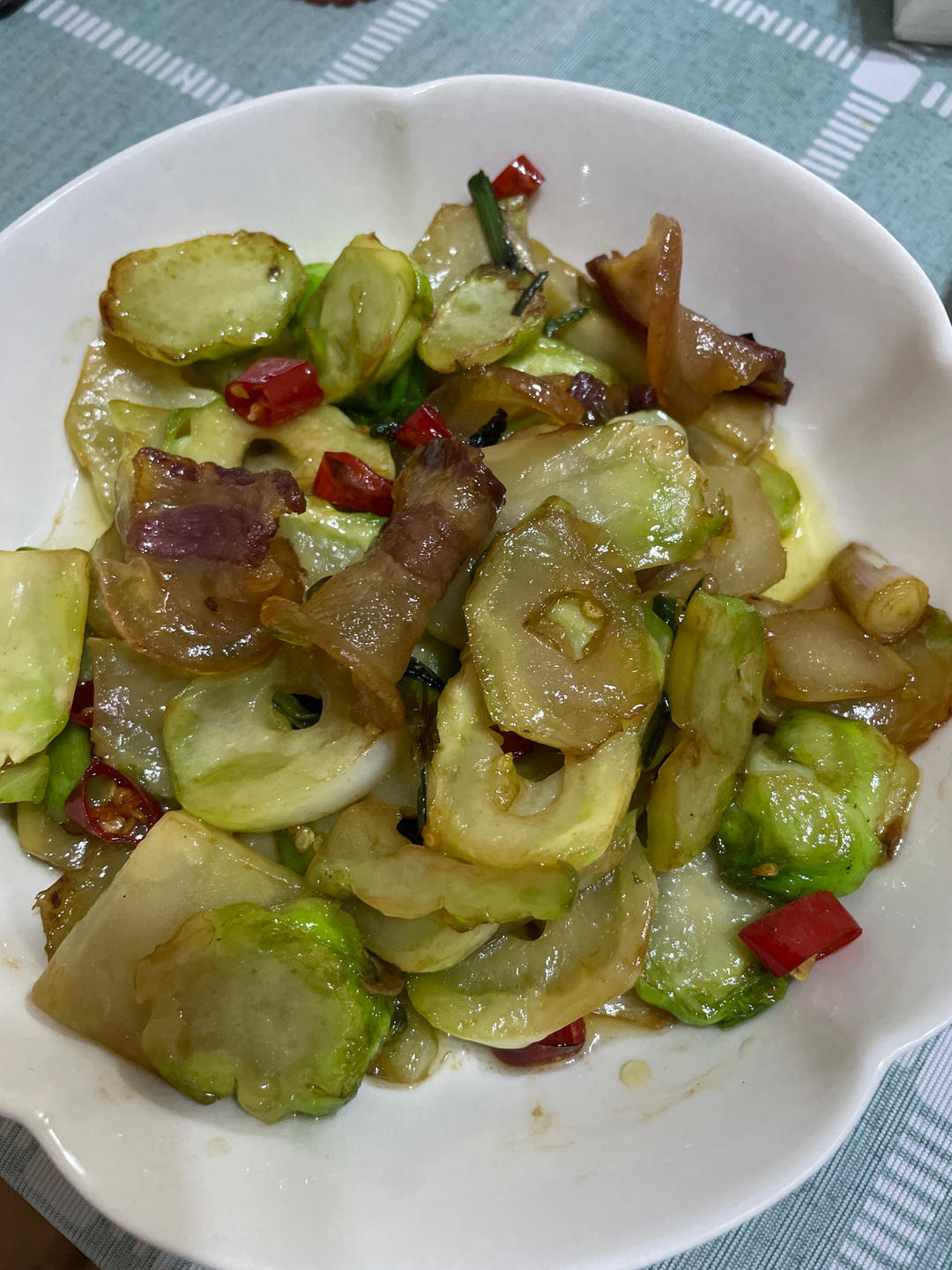 儿菜炒腊肉