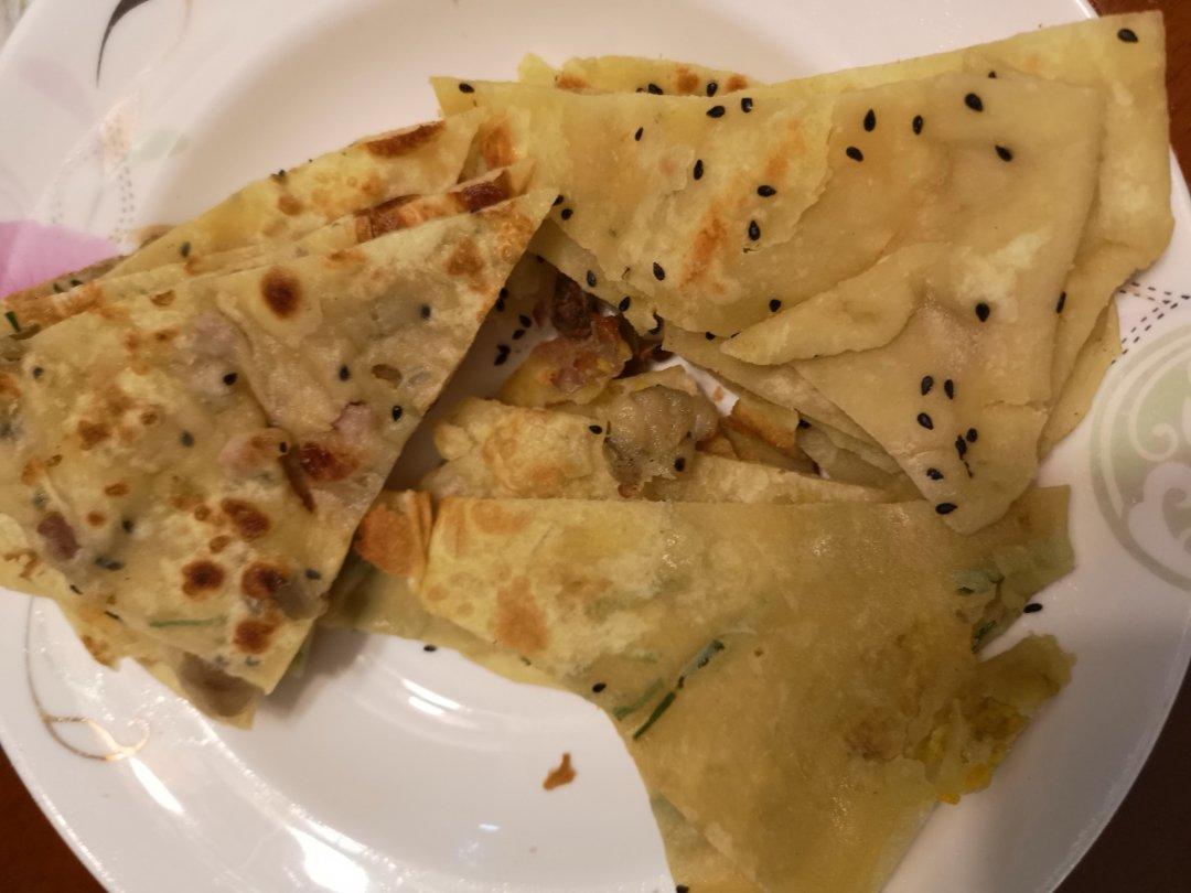 鸡蛋葱油饼                  （更新饼坯保存方法）