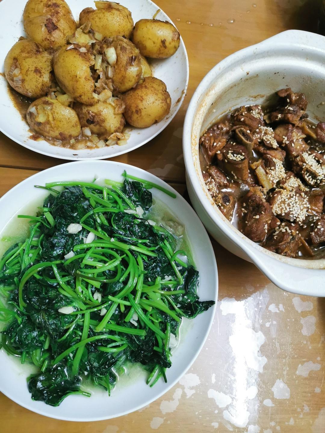 孜然香辣煎小土豆
