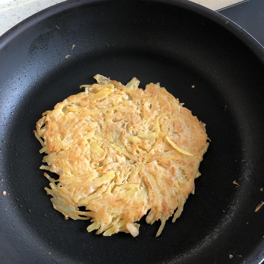 土豆丝鸡蛋饼