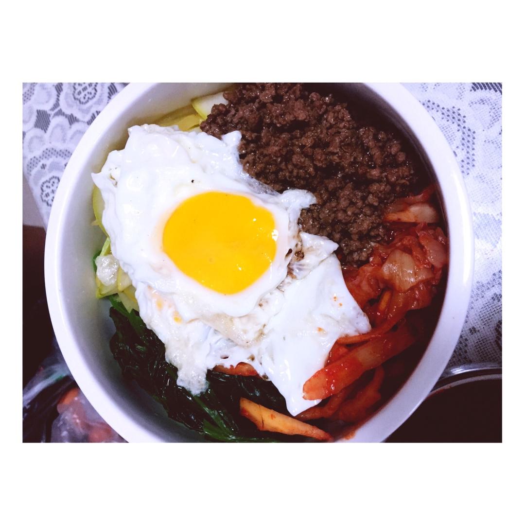 简单韩式拌饭