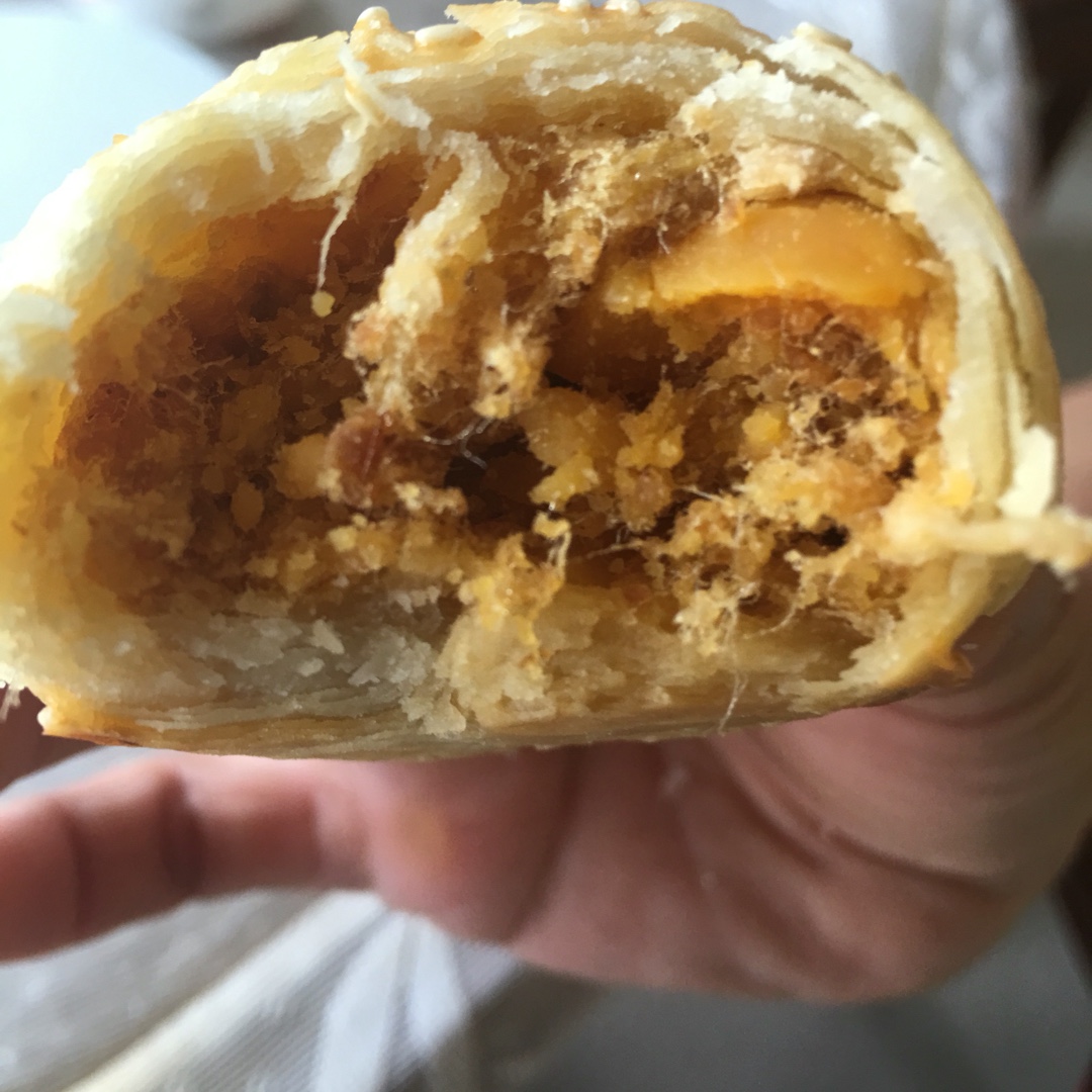 喷香喷香的肉松饼