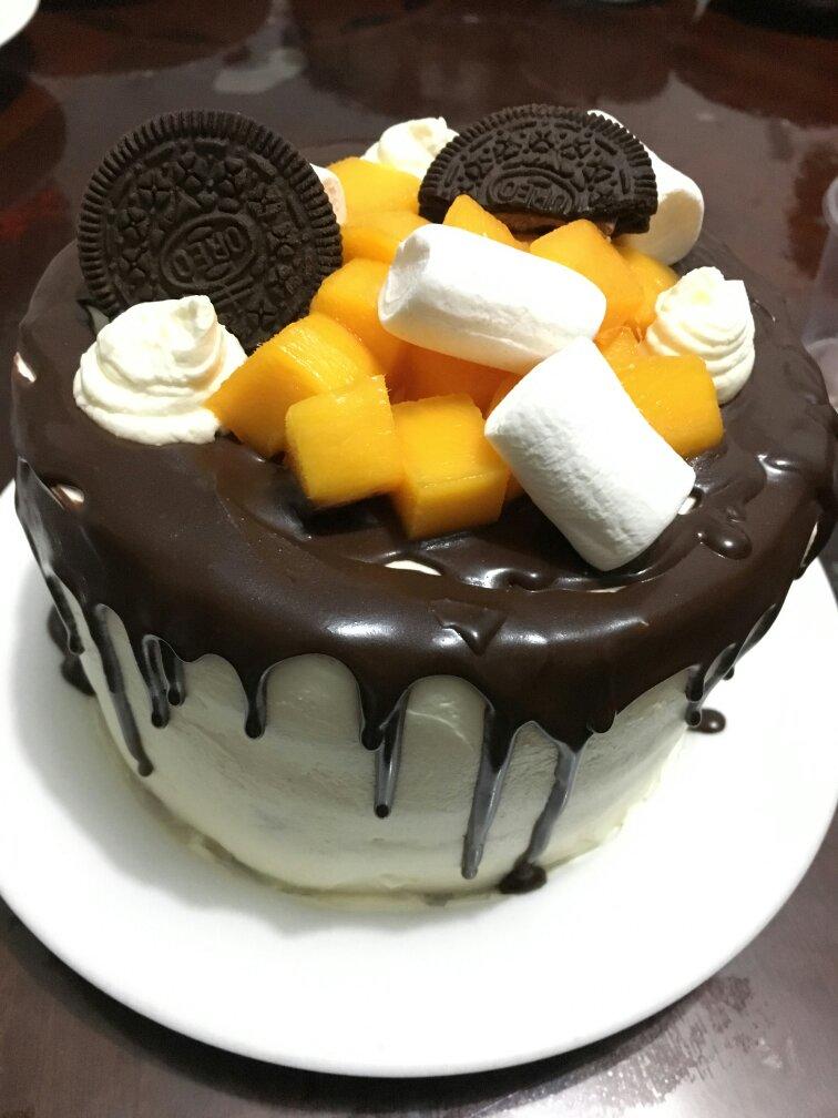 蛋糕淋面之一：甘那许淋面（详细解答淋面太稠的问题）