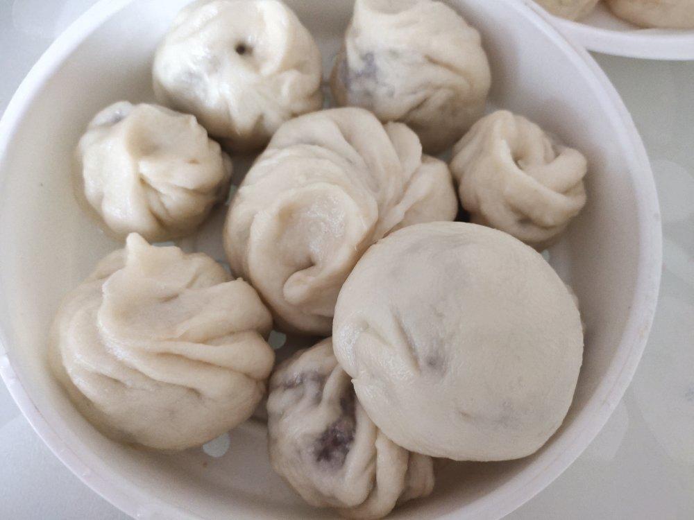 快手简易版    松软香甜   豆沙包  馒头