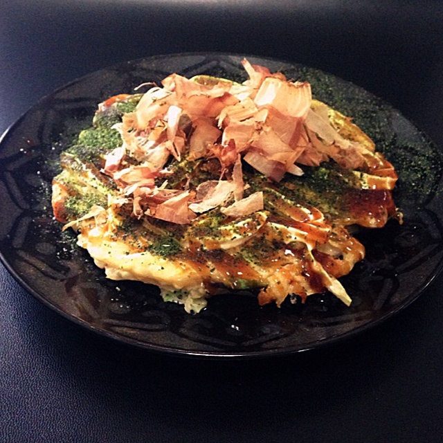 暖暖暖的厨房做的大阪烧