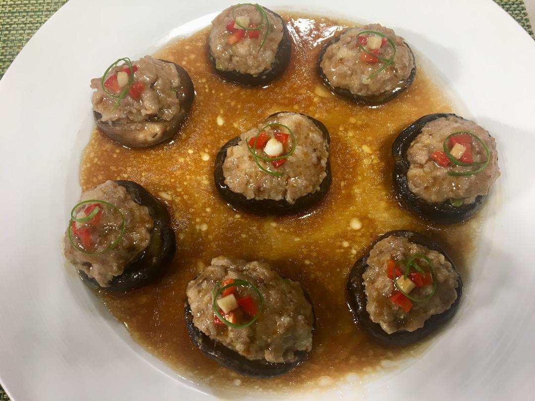 香菇酿肉【凯度蒸烤箱、蒸烤一体机版】的做法