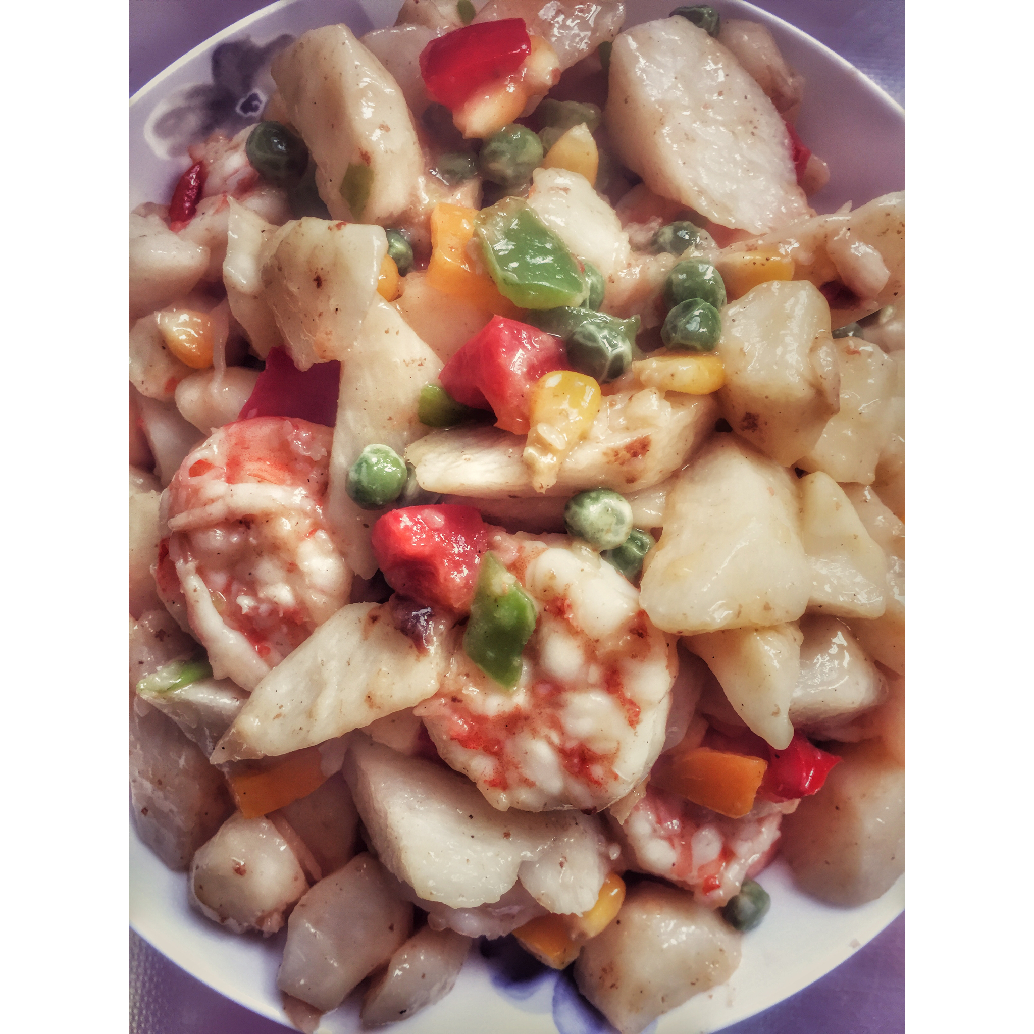 青豆马蹄炒虾仁