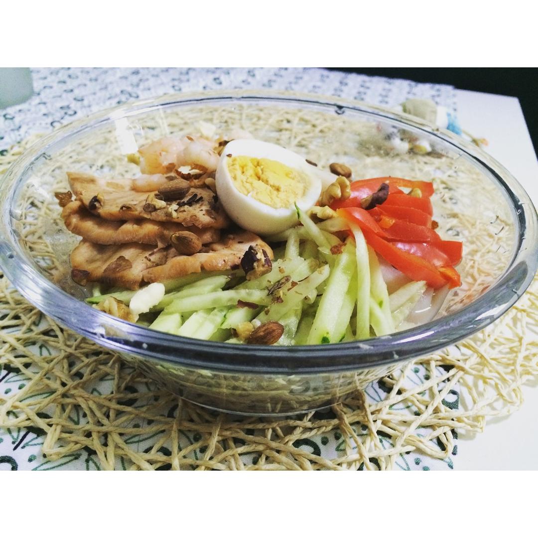 【韩食记】夏季特供健康料理--韩国豆浆冷面 콩국수