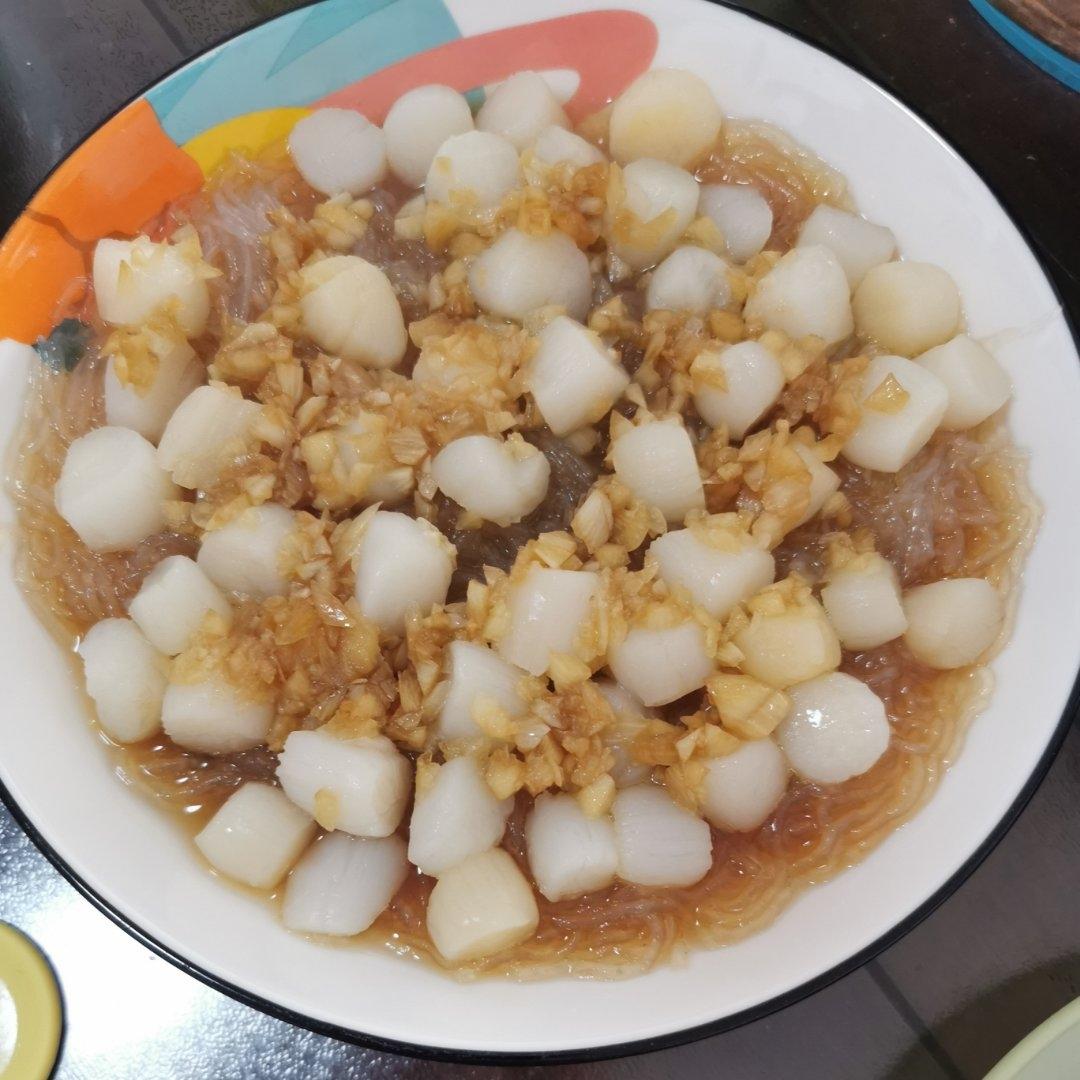 蒜蓉粉丝蒸贝柱（好吃易做版）