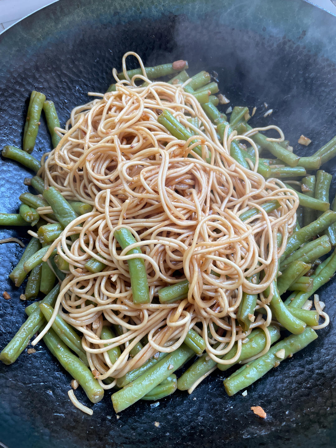 地道老北京扁豆焖面 豆角焖面 太好吃小心吃撑哦