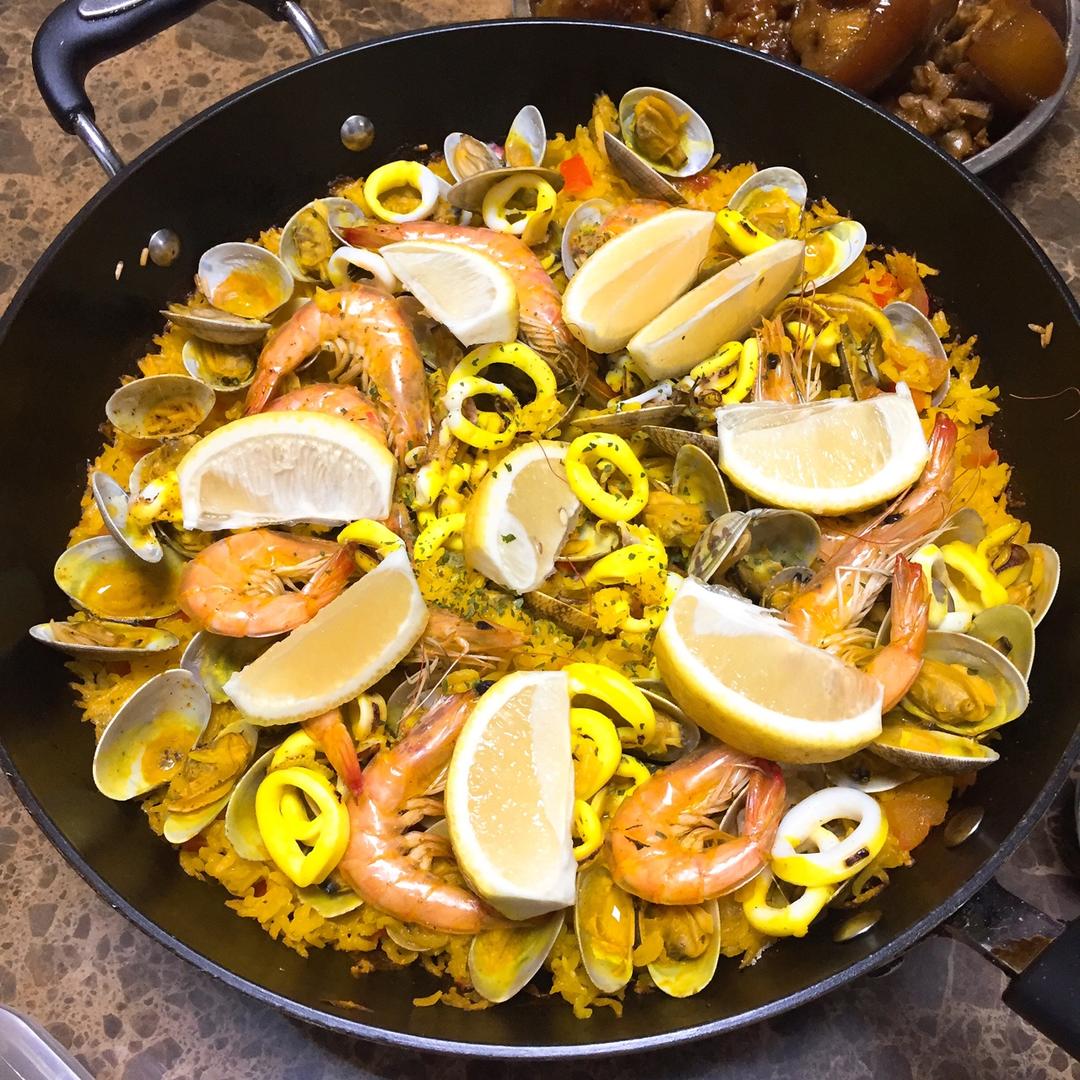 【曼食慢语】Seafood Paella 西班牙海鲜饭