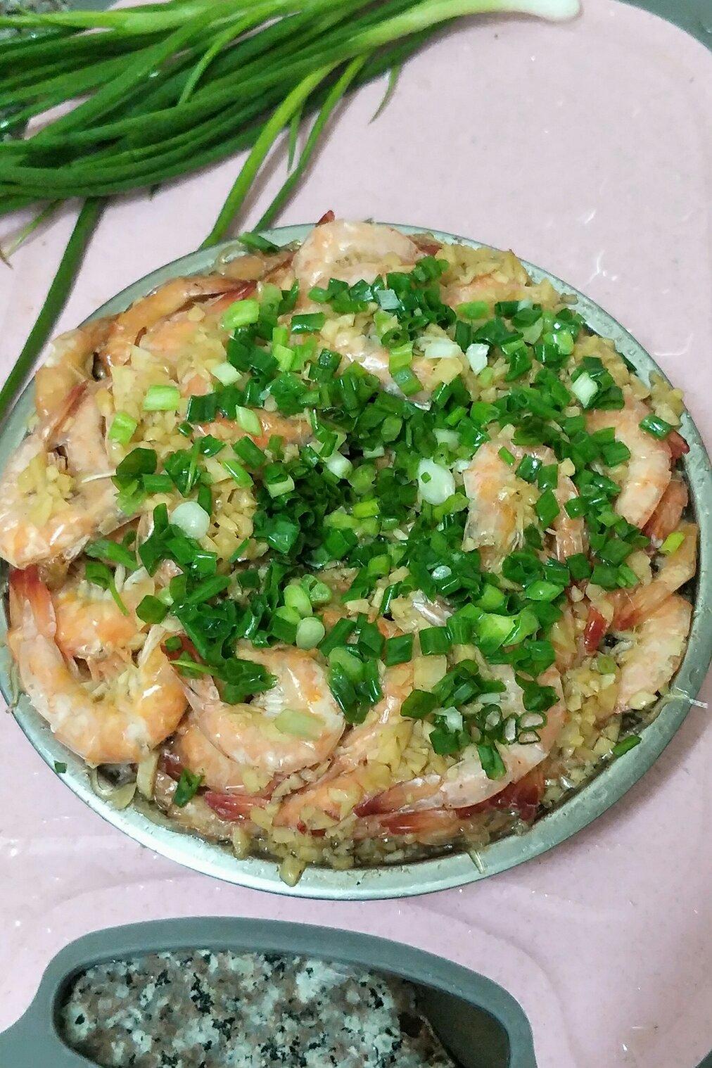 蒜蓉粉丝蒸虾