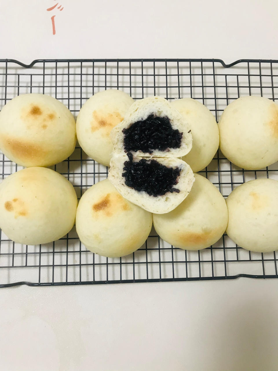 紫米面包