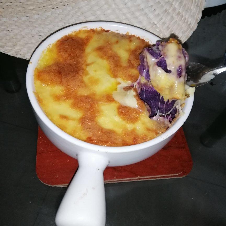 超拉丝芝士焗红薯❗奶香浓郁