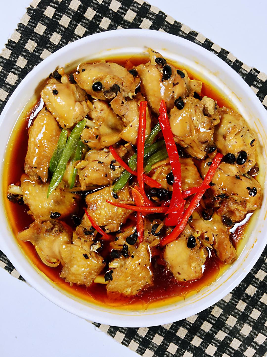 懒人菜谱「豆鼓蒸鸡翅」的做法