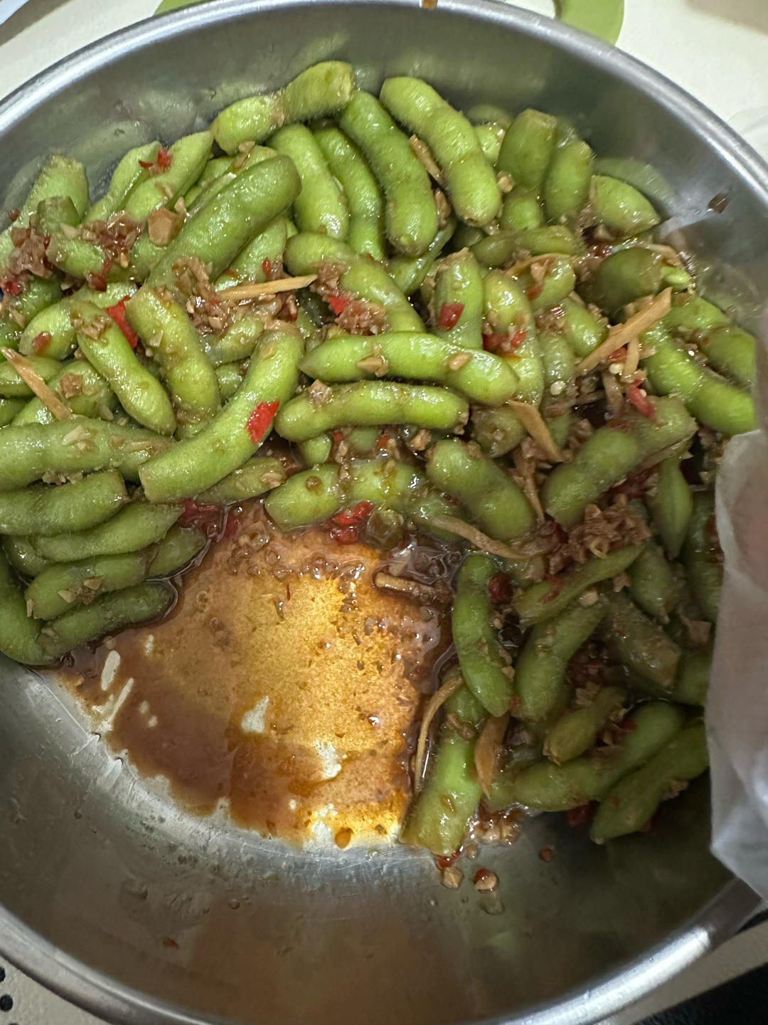 武汉夜市标配嗦毛豆