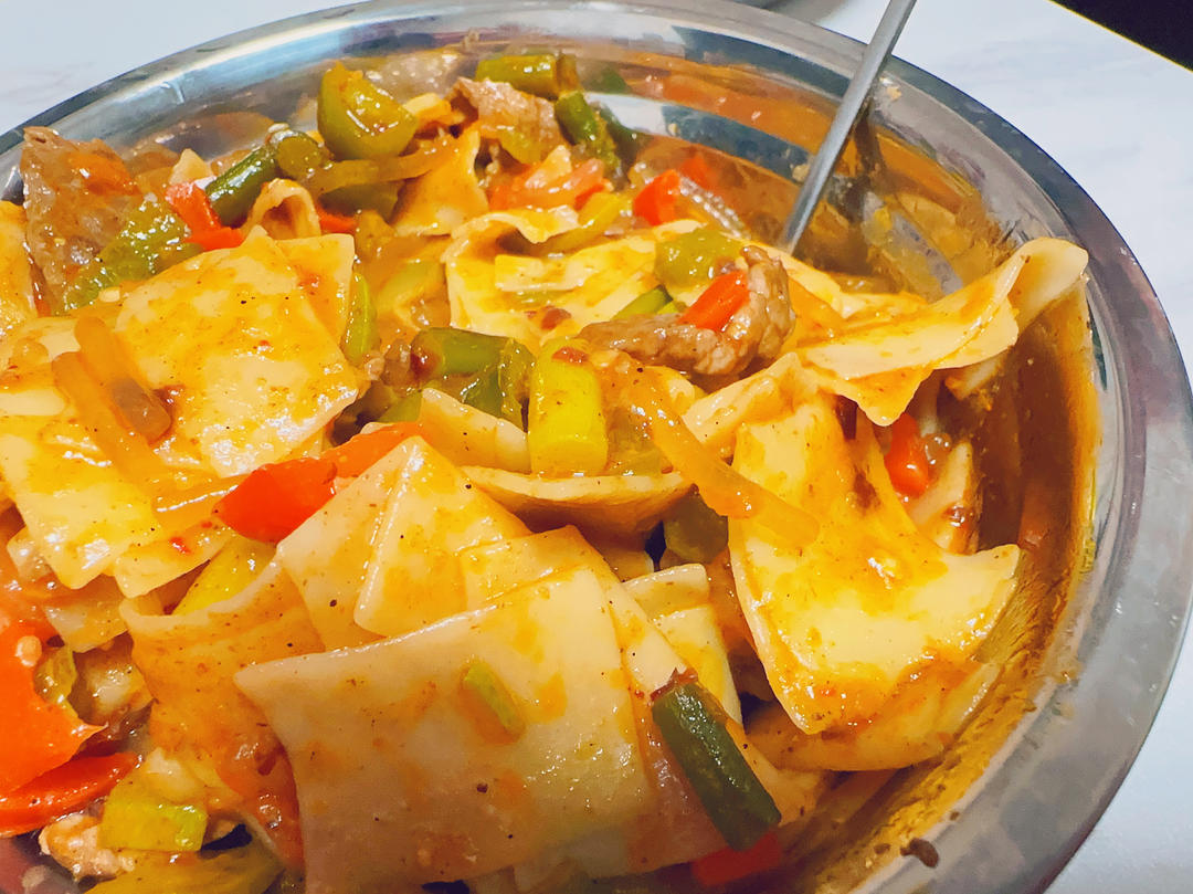 兰州炒面片（金城炒面片）