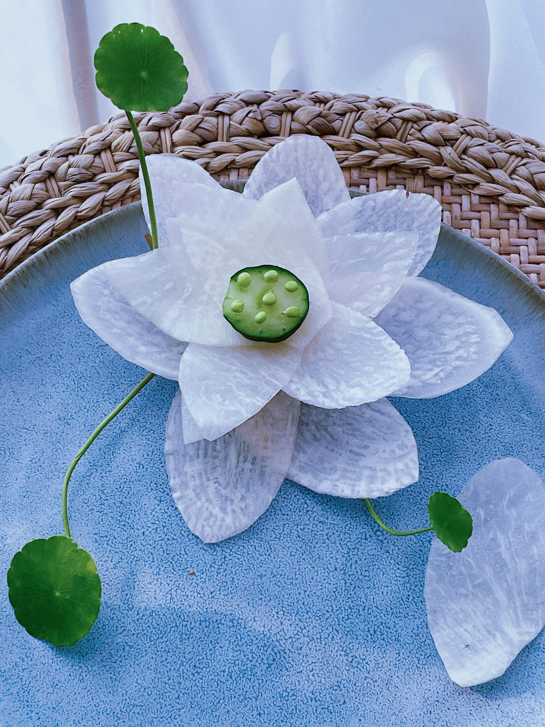 做一朵白莲花，用萝卜～