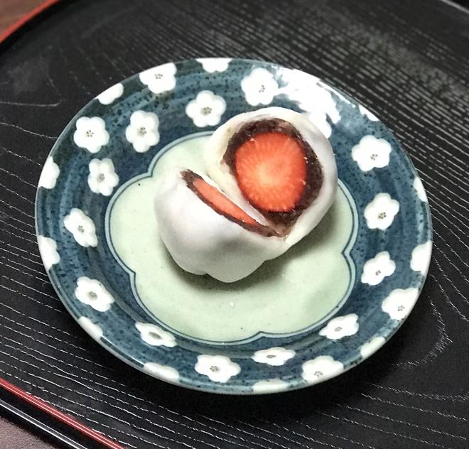 和果子：草莓大福（日式点心）的做法