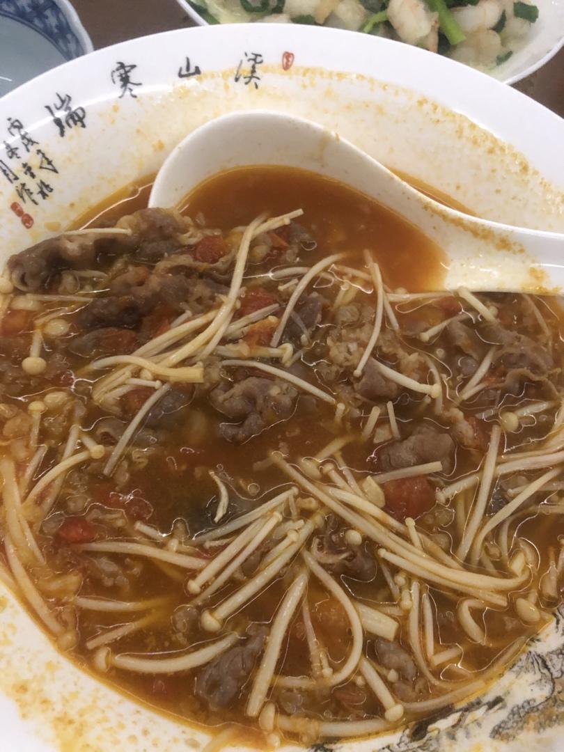 番茄肥牛金针菇