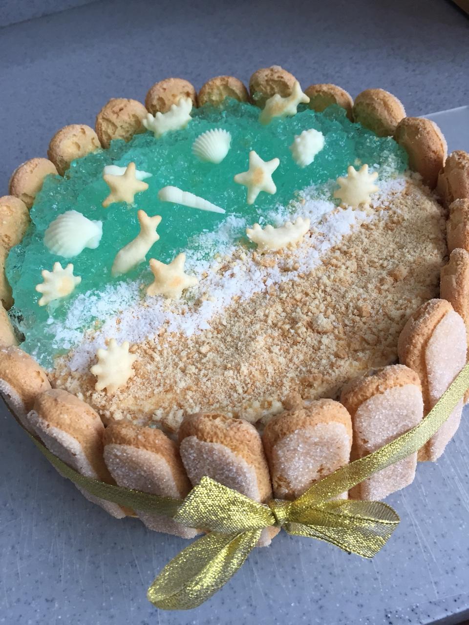 戚风版海洋蛋糕