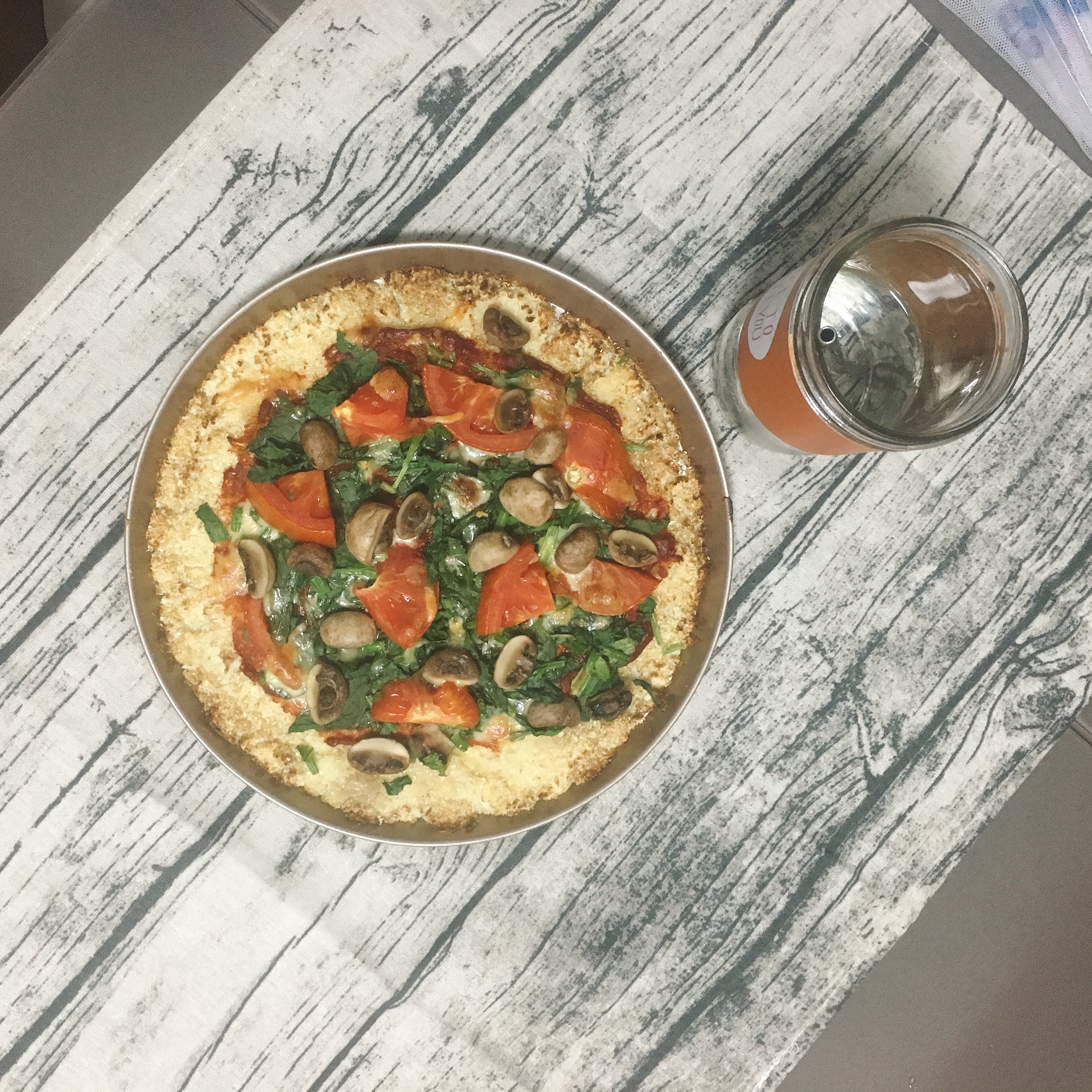 低碳Cauliflower Pizza披萨🍕Super Healthy Pizza的做法