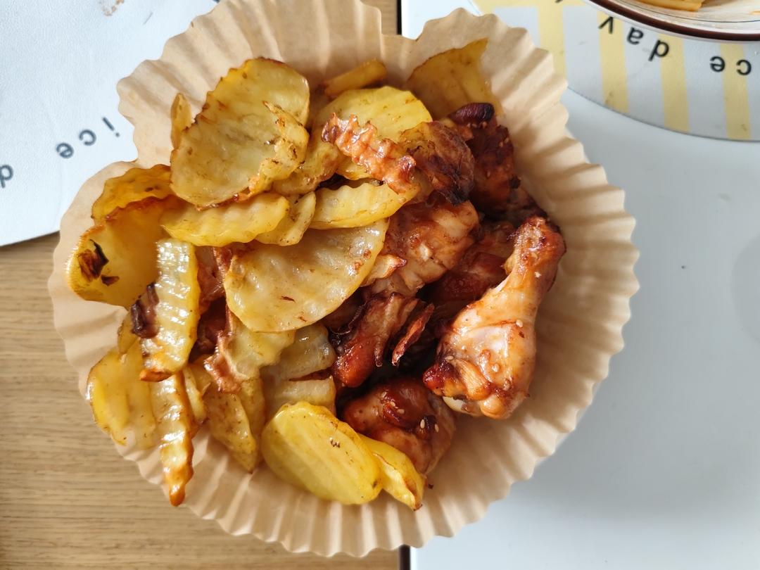 烤鸡翅根～空气炸锅版