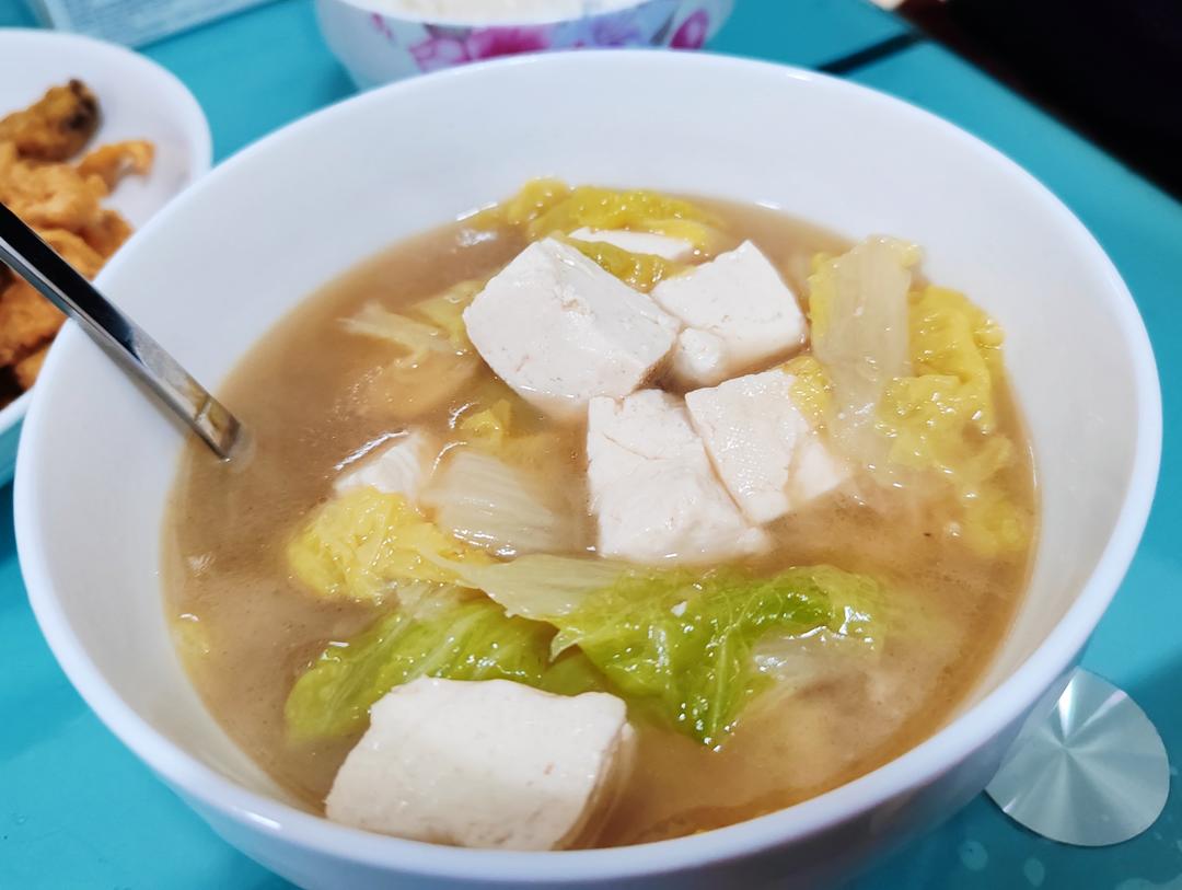 白菜炖豆腐