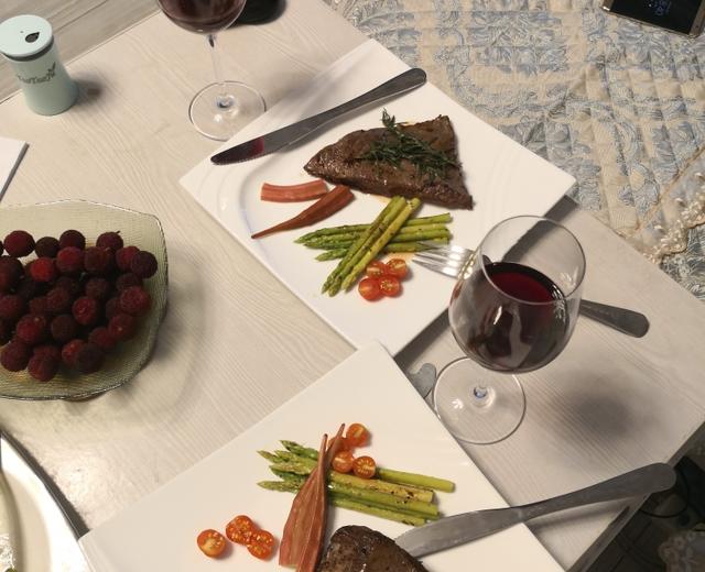 黑椒牛排的做法