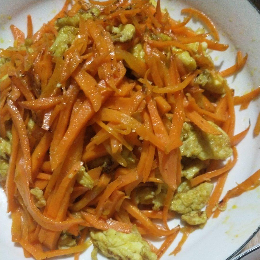 胡萝卜炒鸡蛋