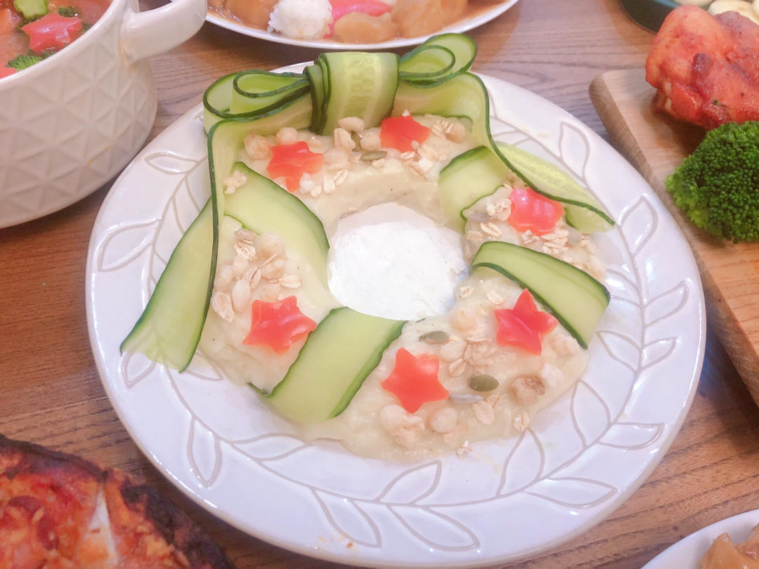 创意料理🔥圣诞花环土豆泥➡️有kfc的味道