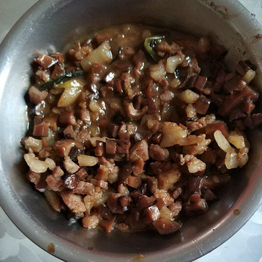 香菇肉末拌面