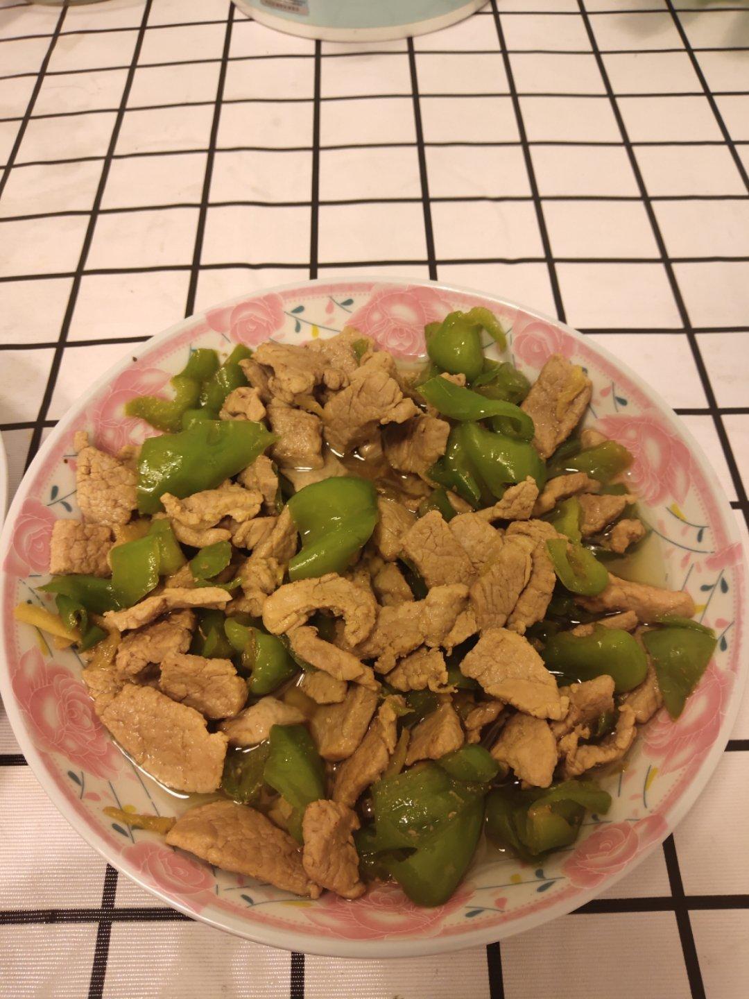 青椒炒肉
