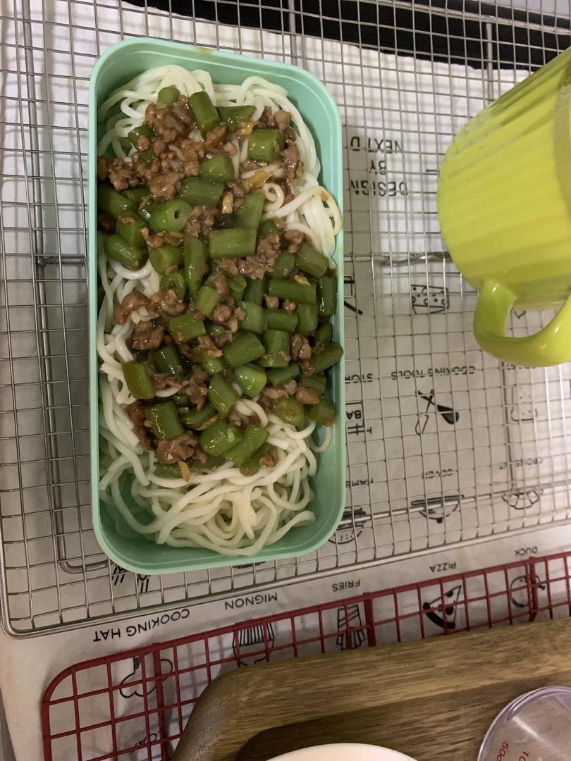 豆角肉沫打卤面