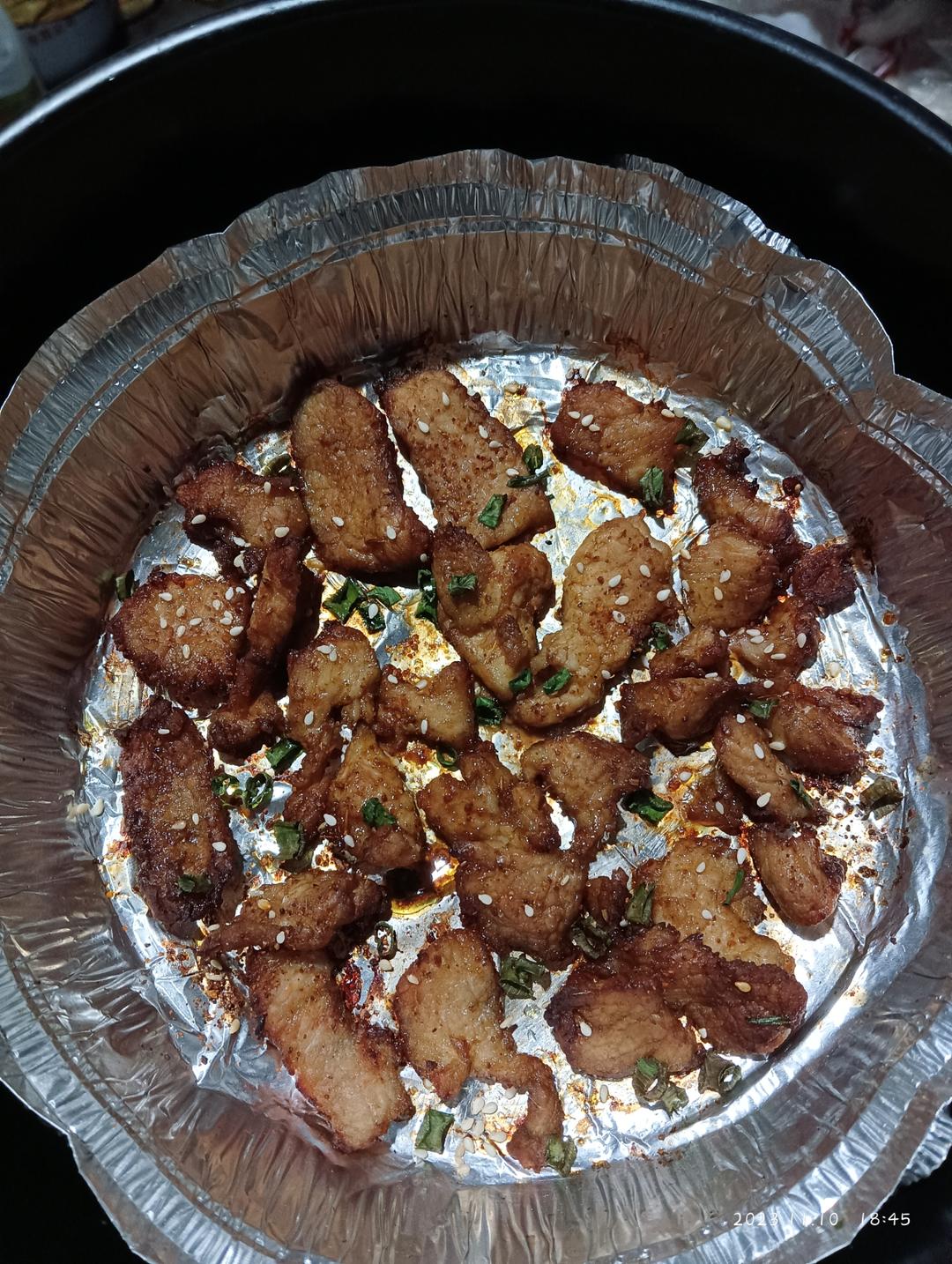 空气炸锅烤肉