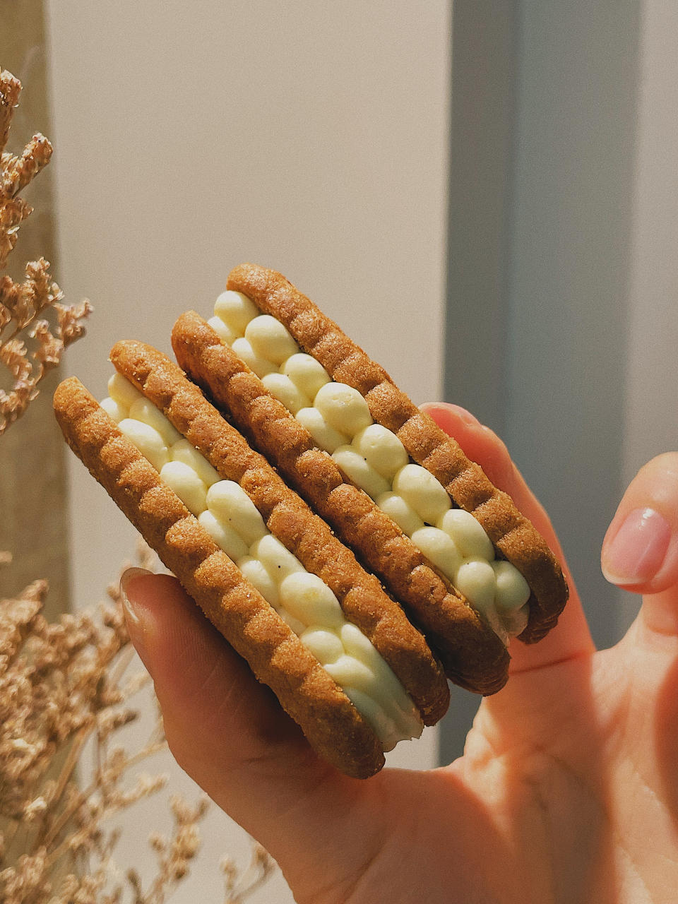 奶酪夹心焦糖饼干，有手就行！