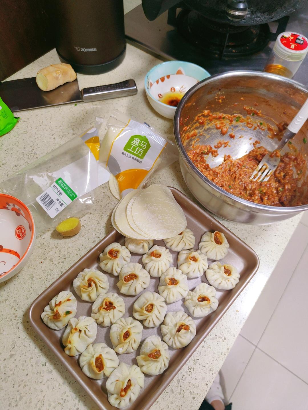 不揉面的--拇指生煎包