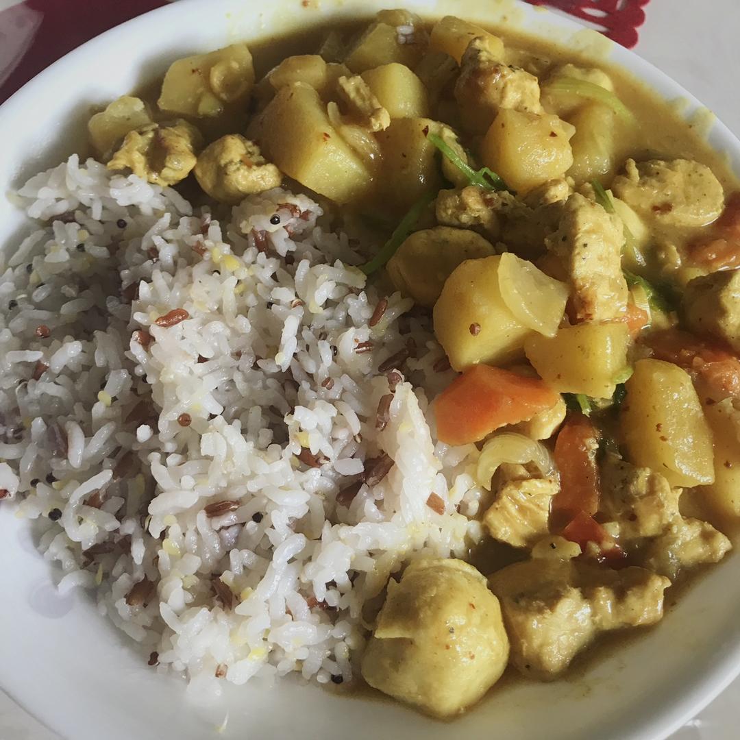 【健康三餐】苹果咖喱鸡