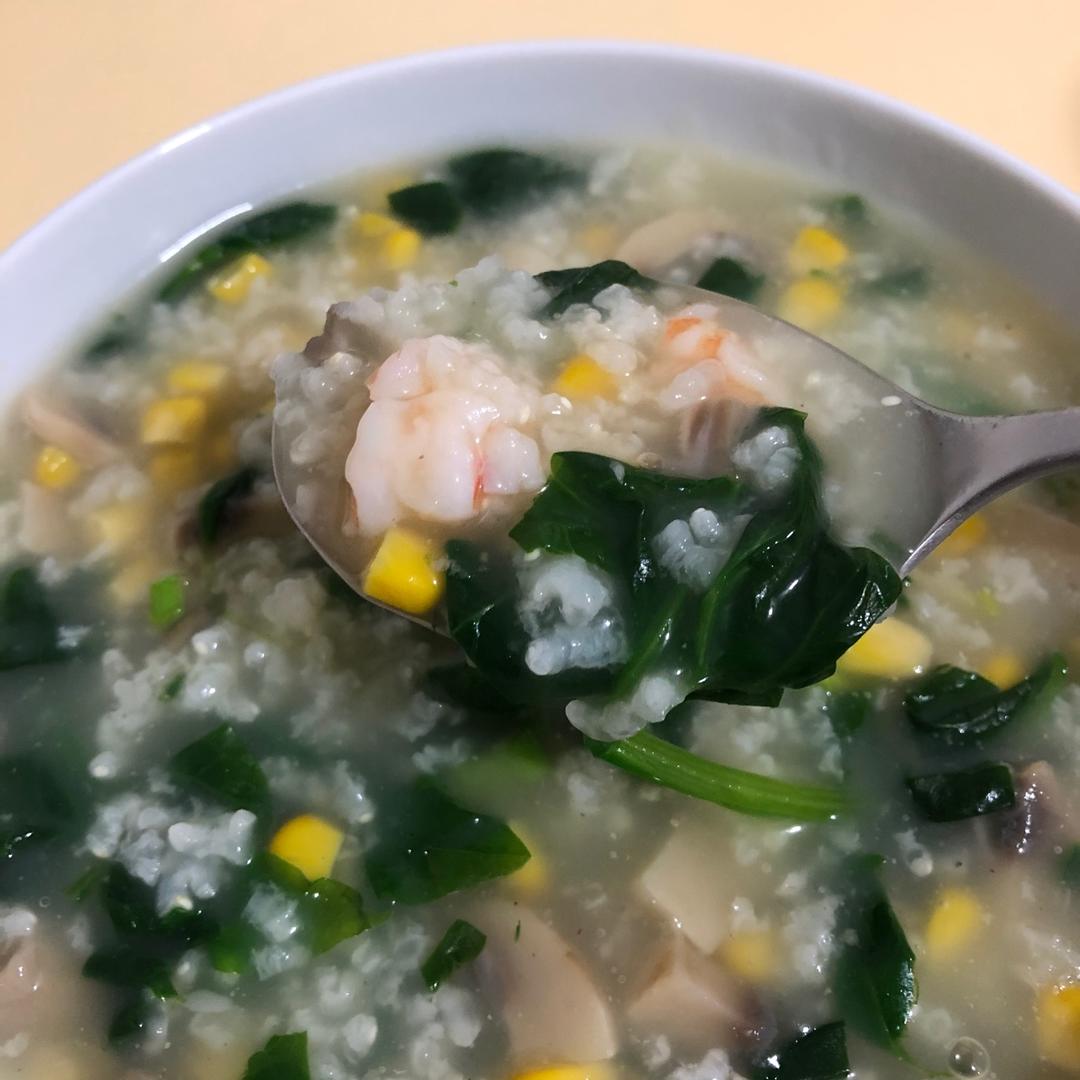 健康美味素食青菜粥